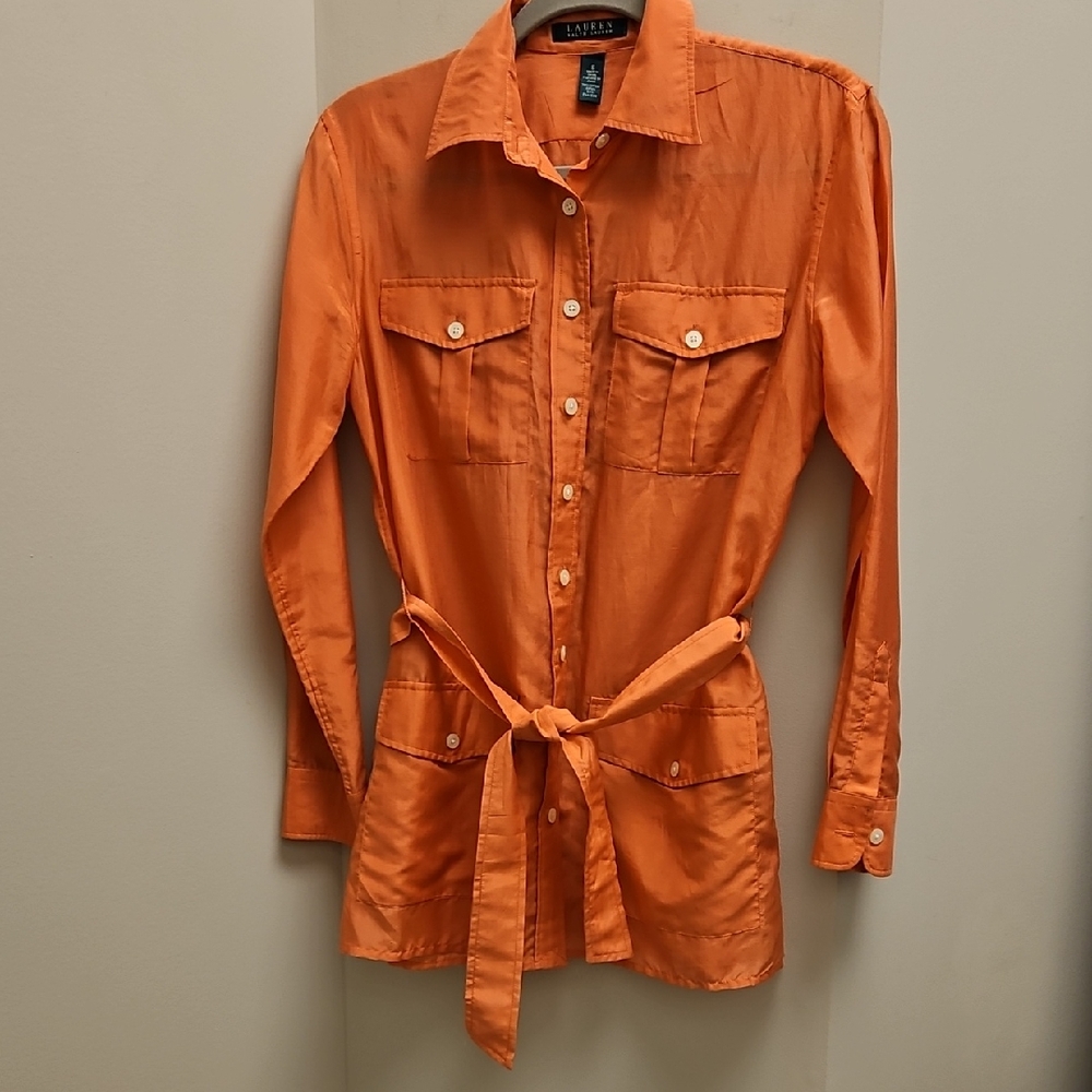 Ralph Lauren Vibrant Orange Shirt